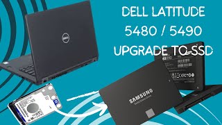 Upgrade to SSD Hard Drive in Dell 5480 Laptop [upl. by Nnylyt962]