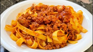 RAGÙ ALLA BOLOGNESE how to cook authentic tagliatelle bolognese the Italian way [upl. by Monjo]