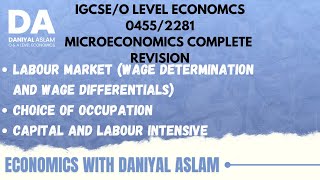 O levelIGCSE Economics 22810455 Microeconomics Revision Day 12 [upl. by Adnaerb]