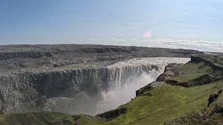 View Of Dettifoss Waterfall Iceland [upl. by Aihsemaj]