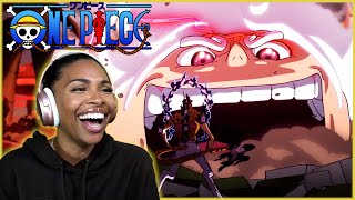 THE STRONGEST FORM OF HUMANITY THE SERAPHIMS POWER  ONE PIECE EPISODE 1101 REACTION [upl. by Mountfort]