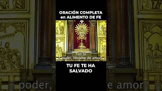 Sáname Dios con tu Poder horasanta oracionsanidad fe oracionescortas santisimo shorts [upl. by Marigolde]