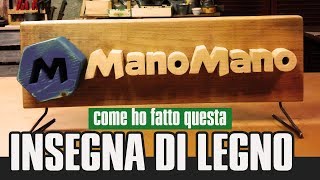 Insegna di Legno  Fai da te [upl. by Anurag245]