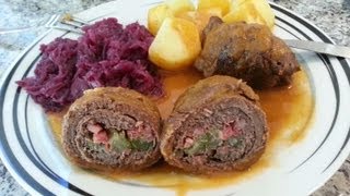 Rouladen mit Kartoffeln und Rotkohl im Thermomix® TM31 [upl. by Raleigh]