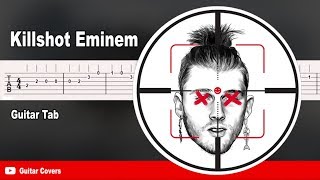 Killshot Eminem Guitar Tutorial [upl. by Hilario]