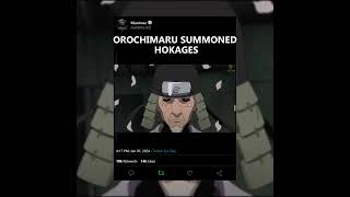 OROCHIMARU SUMMONED HOKAGESamv [upl. by Etterrag524]