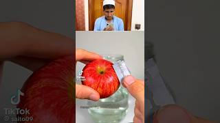 How to peel apple with blade😱😱😱 peeling scotsreality videoreaction experimant [upl. by Leid827]