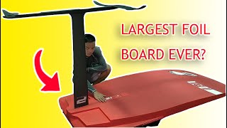 Probably the LARGEST foil board EVER Tabou Air Ride 100 Handson [upl. by Robson]