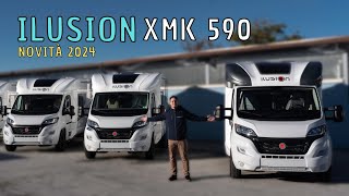 Il miglior camper Semintegrale 599 cm ILUSION XMK 590 PREMIUM  NOVITÀ 2024 [upl. by Gault572]