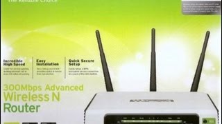 Tplink TLWR941ND router unpack and setup [upl. by Aleahpar]