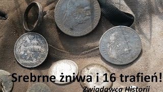 Srebrne żniwa i 16 trafień  Zwiadowca Historii wykopki treasurer hunting [upl. by Adias]