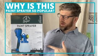 An Affordable and Reliable Electric Paint Sprayer  HomeRight Sprayer Review [upl. by Dotty953]