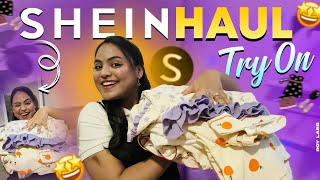 SHEIN Nightwear Haul  Your MostRequested Video  SHEIN Nightwear Telugu [upl. by Hersch]