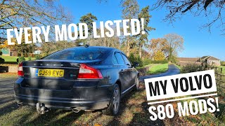 Every mod on my Volvo S80 [upl. by Wolbrom523]