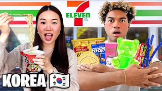 Only Eating KOREAN CONVENIENCE STORE FOOD For 24 Hours [upl. by Euphemiah965]