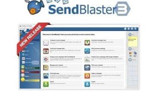 SendBlaster Send Blaster Pro Send Bulk email from Gmail Free USA email bulk email extractor [upl. by Pauiie703]