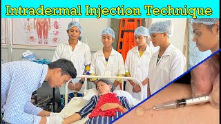 Intradermal Injection Administration  How To Do an Intradermal Injection  Health Sector [upl. by Anirbes318]