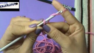 PARA ZURDOS APRENDIENDO A TEJER GANCHILLO CROCHET CLASE 1 PRINCIPIANTES [upl. by Collen]