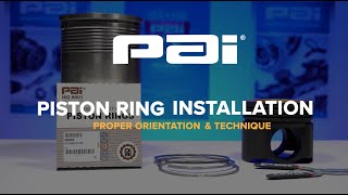 Piston Ring Installation Proper Orientation amp Technique [upl. by Alair]