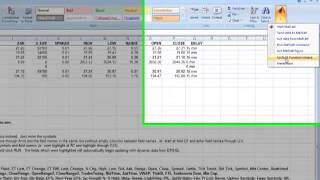 Matlab demo spreadsheet link EX with Microsoft Excel and IQFeed real time data [upl. by Coleen]