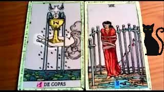 Combinaciones tarot con el UNO de COPASAS de COPAS  ARCANOS MENORES DE ESPADAS Por TARA [upl. by Mona]