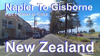 Scenic Drive from Napier to Gisborne Part 1  Napier to TutiraNorth Island New Zealand Road Trip [upl. by Anyela]