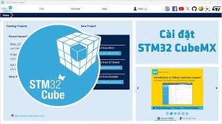 249 Hướng dẫn cài đặt STM32CubeMX và Package [upl. by Attolrahc807]