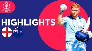 Bairstow Stars Again  England vs New Zealand  Highlights  ICC Cricket World Cup 2019 [upl. by Atiuqaj729]