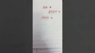 My three project works Hindi English and maths which you like comment [upl. by Niklaus870]