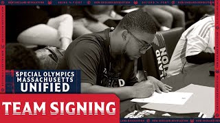 Special Olympics Unified Team Signing [upl. by Natek221]