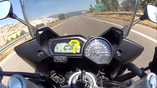 YAMAHA FZ1 FAZER TOP SPEED [upl. by Nerek312]