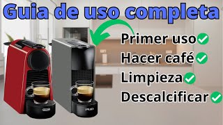 ✅☕ Nespresso ESSENZA MINI TUTORIAL Español ☕✅ [upl. by Nitreb]