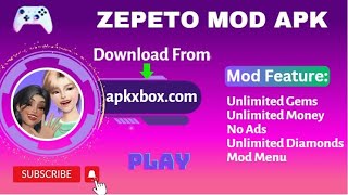 ZEPETO Mod Apk 366000 Unlimited Money and Gems [upl. by Airdnahs]