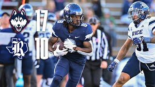 HIGHLIGHTS  UConn Football vs Rice [upl. by Nyla]