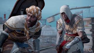 Assassins Creed Origins The Hidden Ones DLC  How to Escape the Pyramid with Gamilat [upl. by Rima]