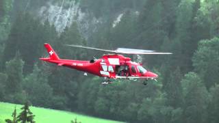 Swiss Helicopter Rescue REGA Tiefencastel [upl. by Ateuqahs]