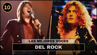 TOP 10  LAS MEJORES VOCES EN LA HISTORIA DEL ROCK [upl. by Lili30]