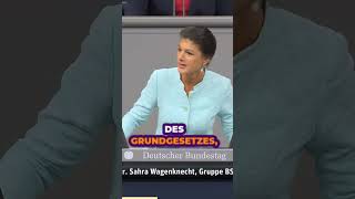 Wagenknecht zerlegt CDU politik wagenknecht bsw shorts [upl. by Yerg819]