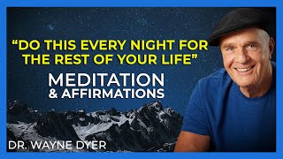 Wayne Dyer Meditation and Affirmations  5 Minutes For Sleep  Relaxing Music [upl. by Rairb888]