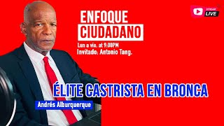 Envivo  EnfoqueCiudadano con Andrés Alburquerque La élite castrista está en medio de una pelea [upl. by Nerty520]