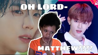 MATTHEW  ZEROBASEONE ‘SWEAT’ MV REACTION  PERFORMANCE37 [upl. by Waylen]