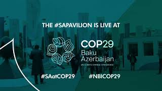 The SAPavilion is live at COP29 in Baku Azerbaijan [upl. by Cadal]