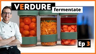 Verdure fermentate Ep3 ricetta facile [upl. by Kathye]