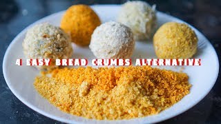 4 Easy Bread Crumb Alternatives  Hungry for Goodies [upl. by Odnesor551]