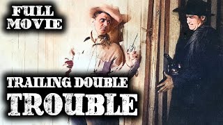 TRAILING DOUBLE TROUBLE  Ray Corrigan  Full Western Movie  English  Wild West  Free Movie [upl. by Eelik612]