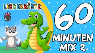 KINDERLIEDERMIX 60 MINUTEN Vol 2  20 unserer beliebtesten Kinderlieder in einem Mix [upl. by Yhtomit]