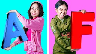 Bad Teacher Vs Good Teacher  Funny School Hacks amp Hilarious Moments by Crafty Hacks [upl. by Normac]