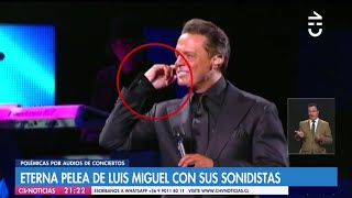 Luis Miguel golpea a sonidista HD [upl. by Arahahs165]