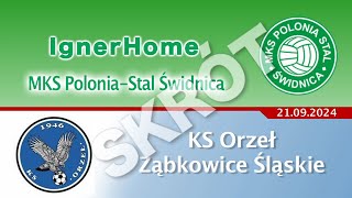 PoloniaStal Świdnica  Orzeł Ząbkowice Śląskie  skrót meczu [upl. by Semele510]