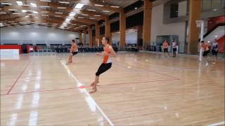 Sprint Crossover Sprint Shuffle Sprint Netball ASSA Ranell Hobson [upl. by Nyroc455]